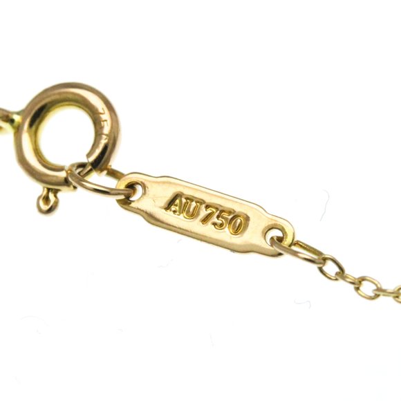 TIFFANY 18k Gold Diamond Heart Necklace - Picture 9 of 14